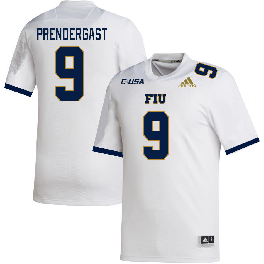 Men-Youth #9 Will Prendergast Florida International Panthers 2023 College Football Jerseys Stitched-